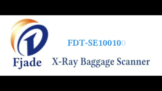 Leitor de Bagagem de Raios X Fdt-Se100100 Possui Reconhecimento Automático de Líquido Perigoso